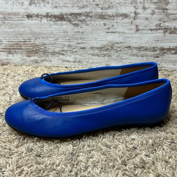 French Sole Womens Nicky Hilton - Kathy Navy Ballet Flats Size 7.4 fs/ny - Picture 7 of 10